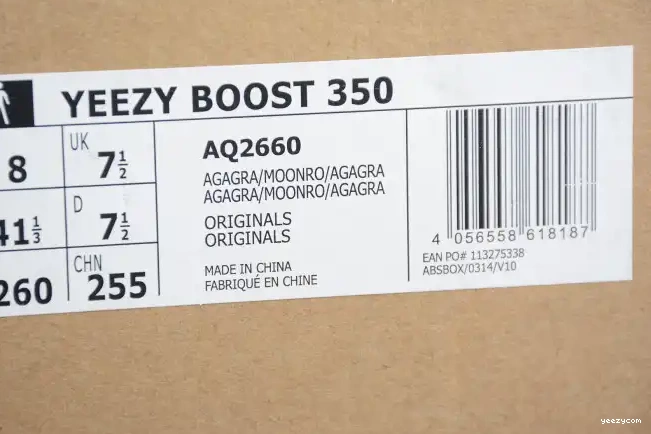 Boost Adidas Yeezy Moonrock AQ2660 350 0627